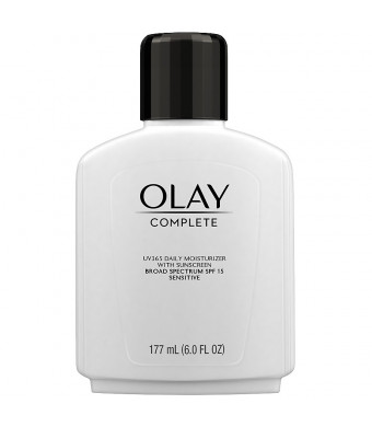 Olay Complete Lotion All Day Moisturizer with SPF 15 for Sensitive Skin Fragrance-Free