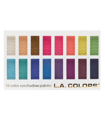 L.A. Colors 16 Color Eyeshadow Palette Haute
