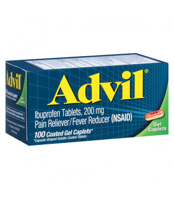 Advil Ibuprofen Pain Reliever & Fever Reducer Gel Caplets