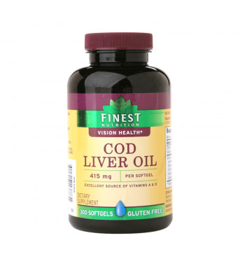 Finest Nutrition Cod Liver Oil Softgels