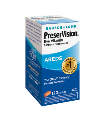 PreserVision Eye Vitamin and Mineral Supplement with AREDS, Tablets