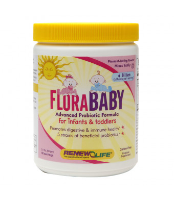 ReNew Life Flora Baby Advanced Probiotic Formula for Infants & Toddlers