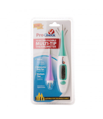 ProCheck 10 Second Multi-Tip Thermometer, Dishwasher Safe