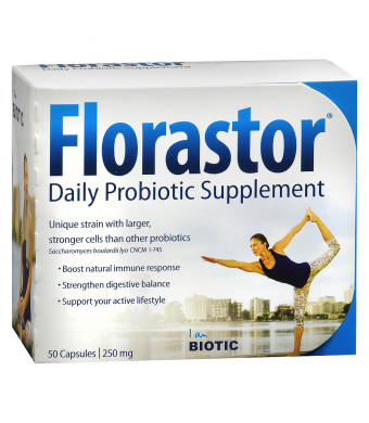 Florastor Daily Probiotic Supplement Capsules