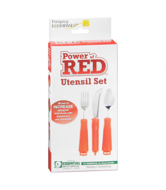 Essential Medical Power of Red Utensil Set
