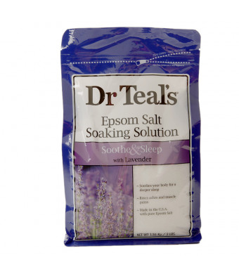Dr. Teal's Epsom Salt Soaking Solution, Soothe & Sleep Lavender
