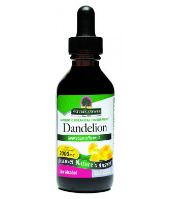 Nature's Answer Dandelion Root with Organic Alcohol, 2-Fluid Ounces