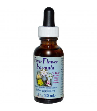 Five-Flower Formula Dropper Flower Essence Services 1 oz Liquid