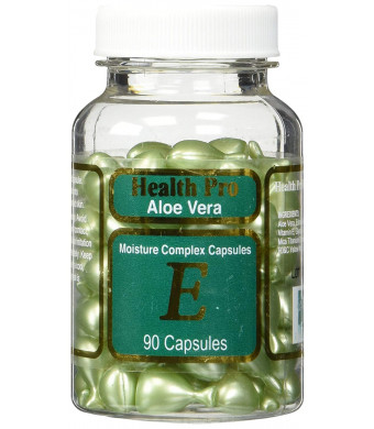 Aloe Vera and Vitamin E Skin Oil, 90 green Capsules