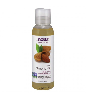 NOW Solutions Sweet Almond Oil, 4-Ounce