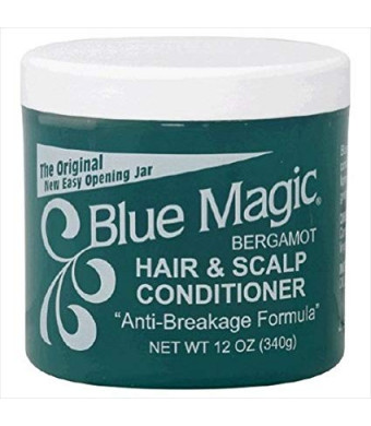 Blue Magic Conditioner, Hair and Scalp, Bergamot, 12 oz.