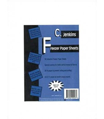 C. Jenkins 50 Industrial Freezer Paper Sheets 8.5" x 11"