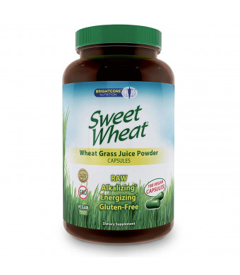 Sweet Wheat Organic Wheat Grass Juice Powder, 180 Caps