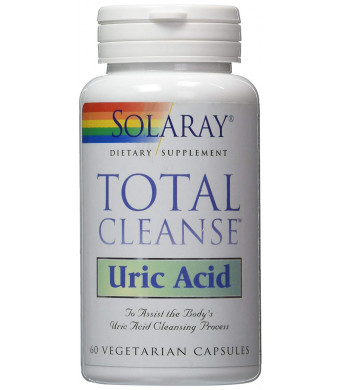 SOLARAY TOTAL CLEANSE URIC ACID 60 Vegetarian Capsules