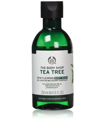 The Body Shop Tea Tree Skin Clearing Body Wash, 8.4 Fl Oz (Vegan)