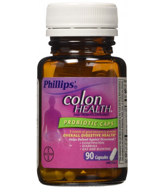 Phillips Colon Health Probiotic Supplement, 90 Count