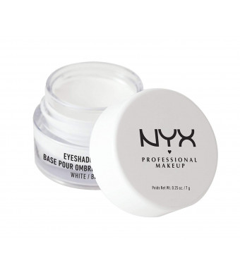 NYX Professional Makeup Eyeshadow Base, White, 0.25 Ounce