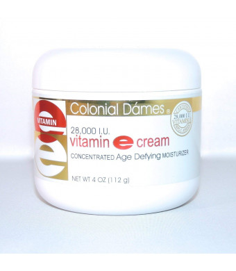 Colonial Dames Vitamin E Cream, 28,000 IU, 4 oz.