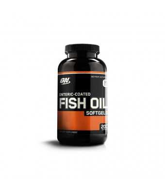 OPTIMUM NUTRITION Omega 3 Fish Oil, 300MG, Brain Support Supplement, 200 Softgels