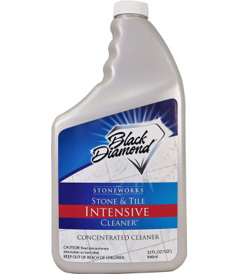 Stone and Tile Intensive Cleaner: Concentrated Deep Cleaner, Marble, Limestone, Travertine, Granite, Slate, Ceramic and Porcelain Tile. (1, Quart)