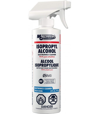 MG Chemicals 99.9% Isopropyl Alcohol Electronics Cleaner, 475 mL Trigger Spray Bottle