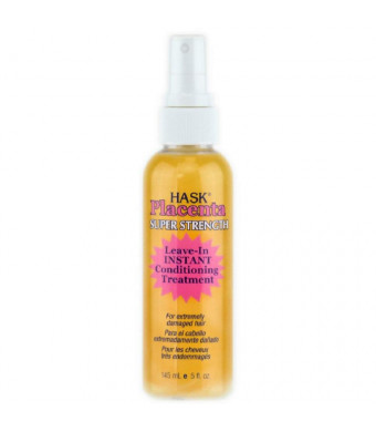 Hask Placenta Super Strength Leave-in Conditioner, 5 Ounce