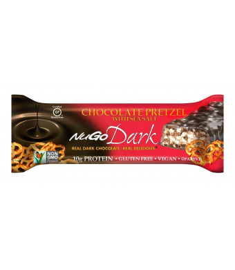 NuGo Dark Chocolate Pretzel, 1.76-Ounce (Pack of 12)
