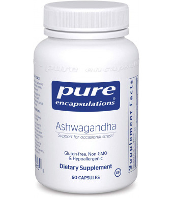 Pure Encapsulations - Ashwagandha - Supports Cardiovascular, Immune, Cognitive, and Joint Function and Helps Moderate Occasional Stress* - 60 Capsules