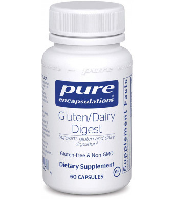 Pure Encapsulations - Gluten/Dairy Digest - Dietary Supplement Enzyme Blend for Healthy Gluten and Dairy Digestion* - 60 Capsules
