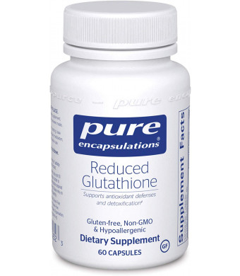 Pure Encapsulations - Reduced Glutathione - Hypoallergenic Antioxidant Supplement for Cell Health and Liver Function* - 60 Capsules