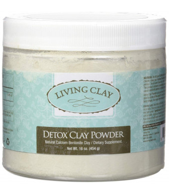 Detox Clay Powder Living Clay 16 oz Powder