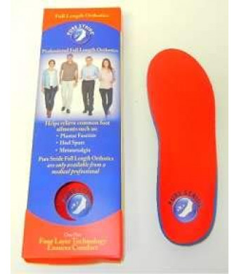 Full Length PURE STRIDE Orthotics MEN 13-13.5 Professional Arch Supports