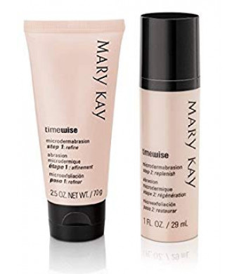 Mary Kay Timewise Microdermabrasion Set ~ Full Size New In Box ~ Fresh Step 1 Refine Step 2 Replenish