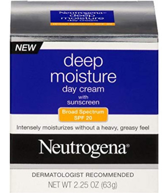 Neutrogena Deep Moisture Day Cream SPF 20, 2.25 Ounce