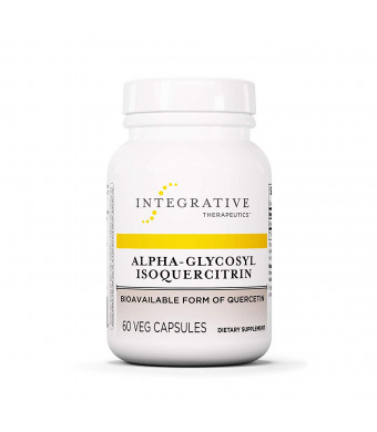 Integrative Therapeutics - Alpha-Glycosyl Isoquercitrin - Bioavailable Form of Quercetin - 60 Capsules