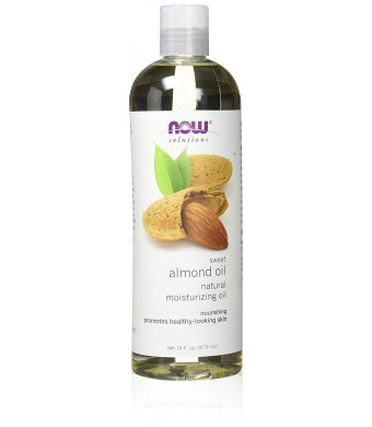NOW Foods 100% Pure Sweet Almond Oil 16 Oz Moisturizing Oil Promote Healthy Skin