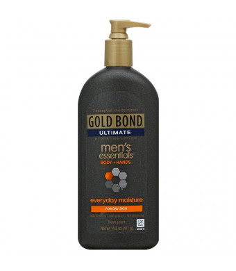 Gold Bond Ultimate Men's Essentials Hydrating Lotion 14.50 oz (Pack of 3)