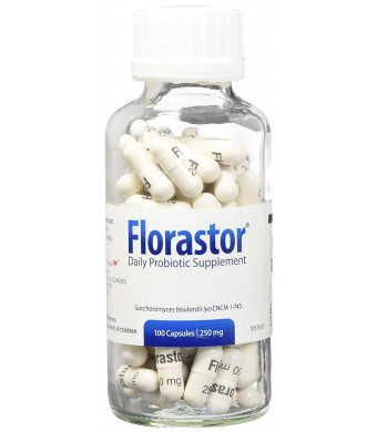 Florastor Probiotic CApsules, 250 Mg, 100 Count