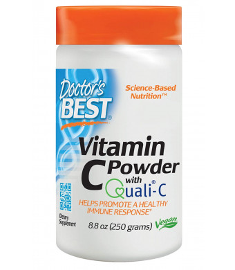 Doctor's Best Vitamin C with Quali-C, Non-GMO, Gluten Free, Vegan, Soy Free, Sourced From Scotland, 250 Grams