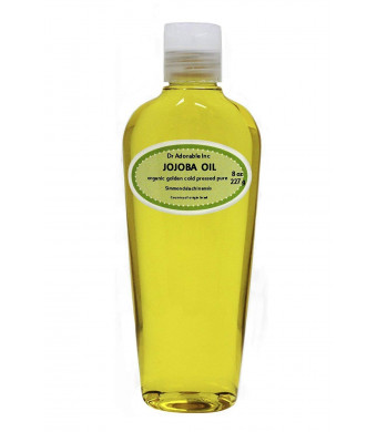 Jojoba Oil Golden Organic 100% Pure By Dr.Adorable 8 oz