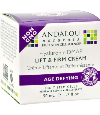 Andalou Naturals Face Crm LiftandFirm Hyaluroni