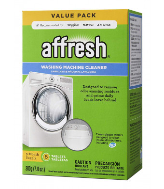 Affresh W10549846 Washing Machine Cleaner, 5 Tablets, White