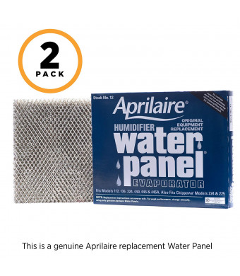 Aprilaire 12 Water Panel for Aprilaire Whole Home Humidifier Models: 112, 224, 225, 440, 445, 448, (Pack of 2)
