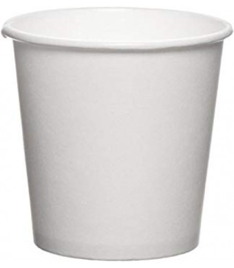 4 Oz. White Paper Hot Cups Espresso Sampling Cups -100 pack - BPA Free safe for food contact. - Plus 1 Re-usable clip on cup Handles