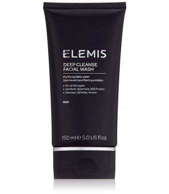 ELEMIS Deep Cleanse Facial Wash - Purifying Daily Wash for Men, 5.0 fl. oz