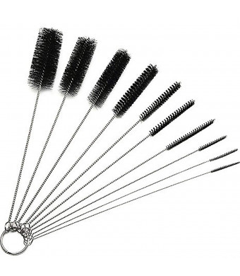 eBoot 8.2 Inch Nylon Tube Brush Pipe Cleaning Brushes with Packing Box, Set of 10