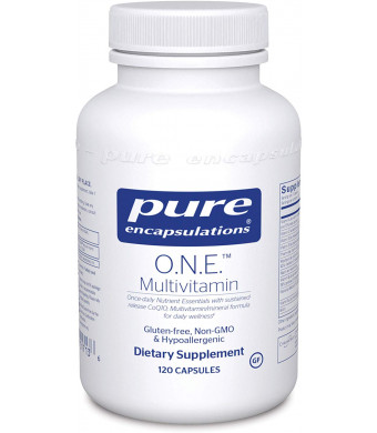 Pure Encapsulations - O.N.E. Multivitamin - Hypoallergenic Once-Daily Multivitamin w/Sustained Release CoQ10-120 Capsules