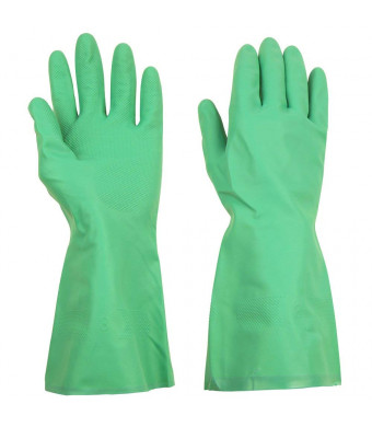 ThxToms (1 Pair) Reusable Nitrile Gloves, Household Cleaning Gloves for Dishwashing, Latex Rubber Free, Medium