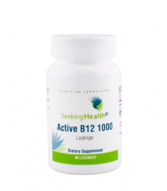 Active B12 1000 | 60 Lozenges | 1000 mcg B12 as Adenosylcobalamin and Methylcobalamin | Seeking Health
