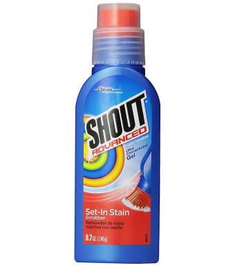 Shout Advanced Ultra Concentrated Gel Set-In Stain Brush Laundry Stain Remover , 8.7 oz